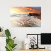 Poster Littoral | Îles Canaries, Espagne (Bureau à domicile)