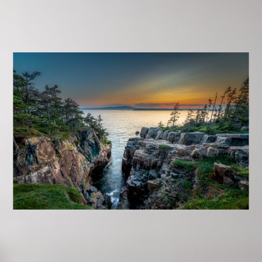 Poster Littoral | Parc national Acadia, Maine (Devant)