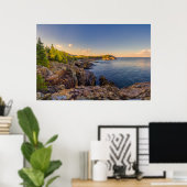 Poster Littoral | Parc national Acadia, Schooner Head (Bureau à domicile)