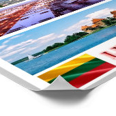 Poster Lituanie - Mosaic - (Coin)