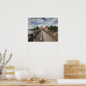 Poster Lituanie, Trakai, Trakai Historique National (Cuisine)