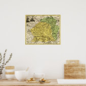 Poster LituanieCarte panoramiqueLituanie (Cuisine)