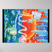 Poster "Live" 20" x 28" (Devant)