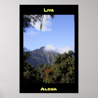 Poster Live Aloha