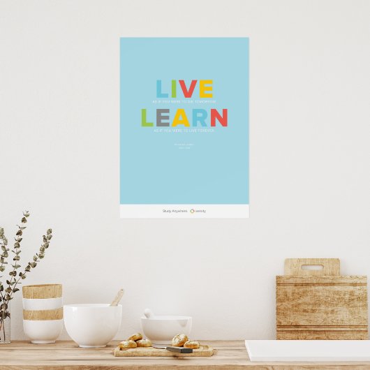 Poster Live and Learn (Cuisine)