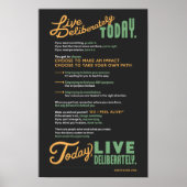 Poster Live Deliberto : Un Manifeste (Devant)
