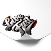 Poster Live Fast Vintage Racing (Coin)
