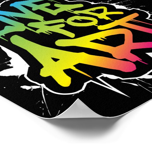 Poster Live For Art (Coin)