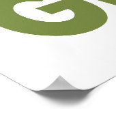 Poster Live Green (Coin)