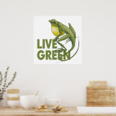 Poster Live Green (Cuisine)