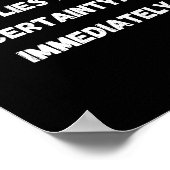 Poster Live immédiatement (Coin)