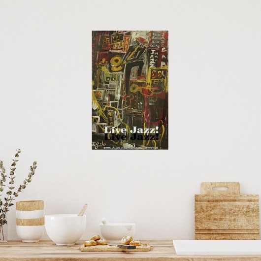 POSTER LIVE JAZZ (Cuisine)