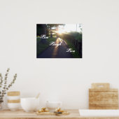 Poster Live Laugh Love (Cuisine)