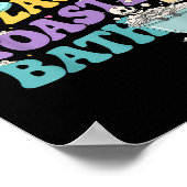 Poster Live Laugh Toaster Bath Funny Skeleton Meme Dark H (Coin)