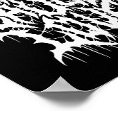 Poster Live Lauver Love Black Metal Parodie Fun Typograph (Coin)