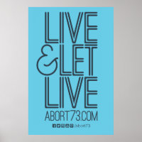 Poster Live & Let Live (Abort73.com)
