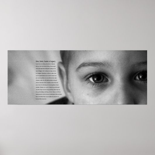 Poster Live&Love (Devant)