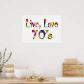 Poster Live Love les années 70 (Cuisine)