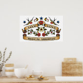Poster Live Love Médicale Assistance (Cuisine)