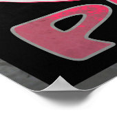 Poster Live Love Play Pink Volleyball (Coin)