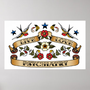 Poster Live Love Psychiatry