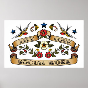 Poster Live Love Social Work