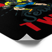 Poster Live Once Sert Deux fois Design Tennis De Table (Coin)