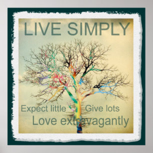 Poster Live Simplement