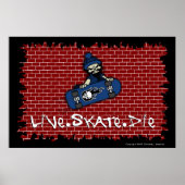 Poster "Live Skate Die" (Devant)