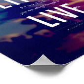 Poster Live This Life - 8"x10" Art Print (Coin)