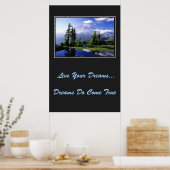 Poster Live Your Dreams (Cuisine)