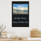 Poster Live Your Dreams (Cuisine)