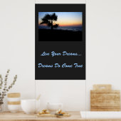 Poster Live Your Dreams (Cuisine)