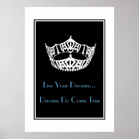 Poster Live Your Dreams (Devant)