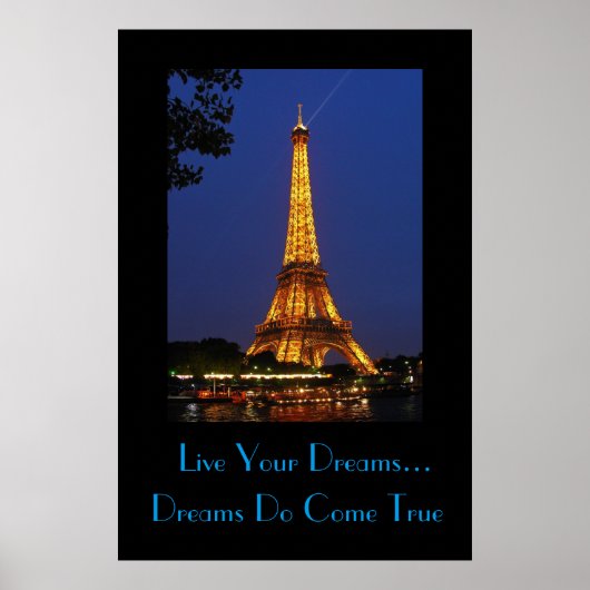Poster Live Your Dreams (Devant)