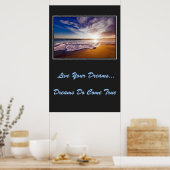 Poster Live Your Dreams (Cuisine)