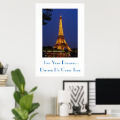 Poster Live Your Dreams (Bureau à domicile)