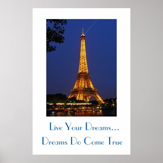 Poster Live Your Dreams (Devant)