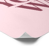 Poster Live Your Life Your Way Quote Pink Typography (Coin)