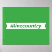Poster #LiveCountry (Devant)