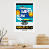Poster Liverpool - Ferry Belfast (Cuisine)