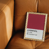 Poster Liverpool Merseyside Red - Pleine largeur