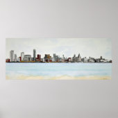 Poster Liverpool Skyline (Devant)