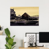 Poster Living On A Prier (Bureau à domicile)