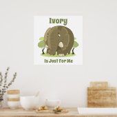 Poster L'ivoire est juste pour moi (Cuisine)