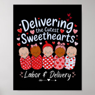 Poster Livraison des plus mignons amoureux Travail de la