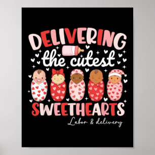 Poster Livraison des plus mignons amoureux Travail et acc
