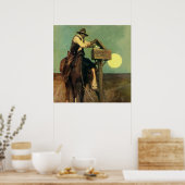 Poster "Livraison rurale" Western Art par NC Wyeth (Cuisine)