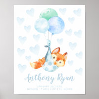 Livraison spéciale Stork Fox Baby Stats