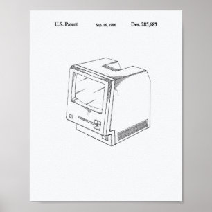 Poster Livre blanc sur l'art breveté de 1986 sur l'ordin